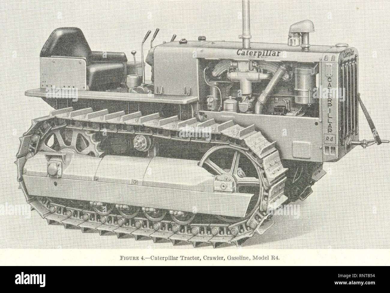 Caterpillar Tractor, Crawler, Gasoline, Model R4 Stock Photo - Alamy