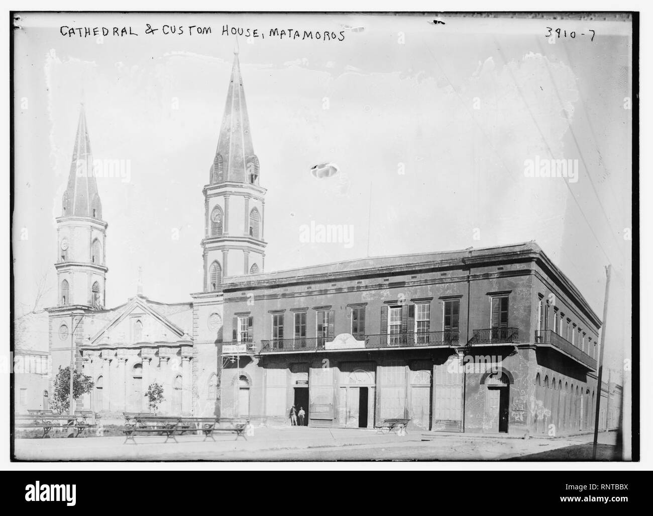 Cathedral & Custom House, Matamoros Stock Photo Alamy