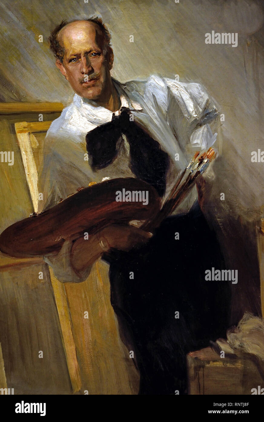 Self Portrait 1905 by Jose Villegas Cordero 1844-1921 Spain, Spanish, Stock Photo