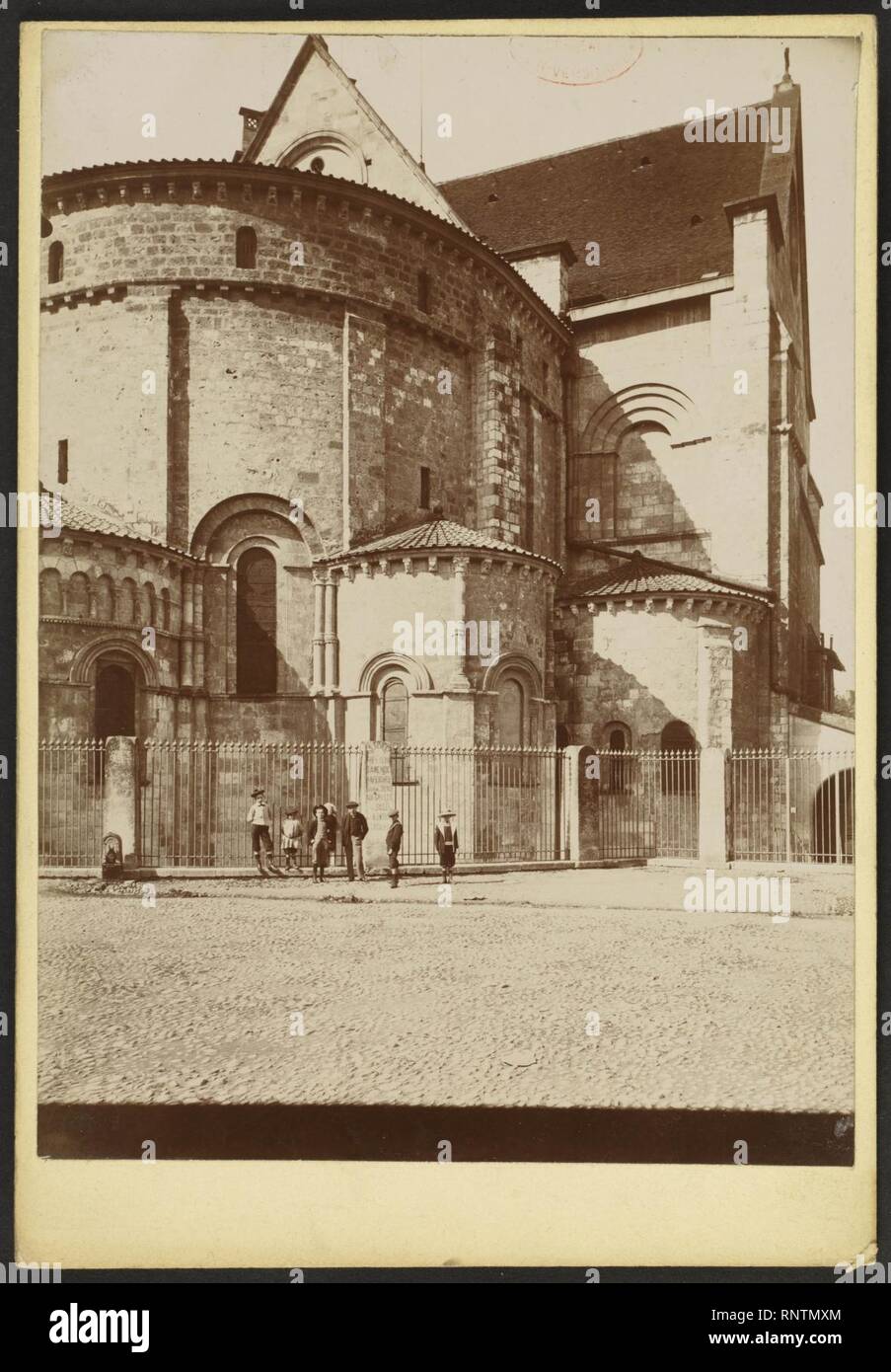 Cathédrale Saint-Caprais d'Agen - J-A Brutails - Université Bordeaux Montaigne - 1462. Stock Photo