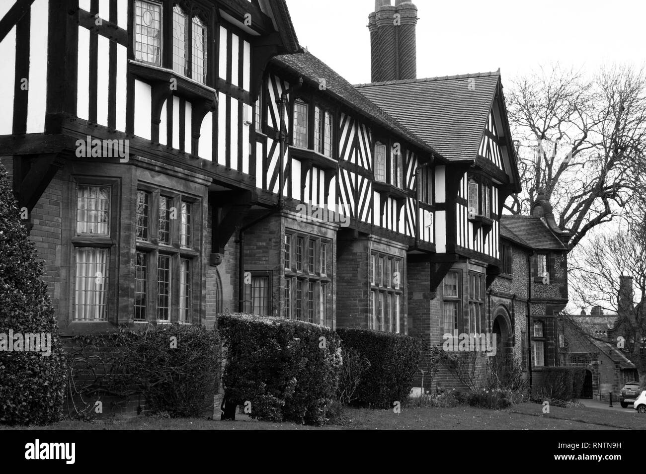Port Sunlight village, Wirral Stock Photo Alamy
