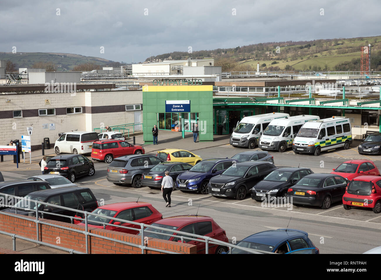 Airedale General Hospital, Steeton, Keighley, West Yorkshire Stock