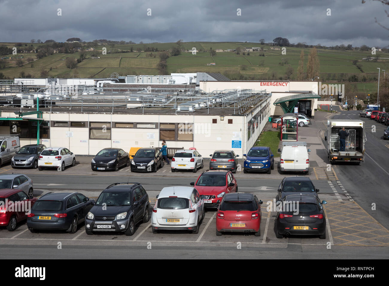 Airedale General Hospital, Steeton, Keighley, West Yorkshire Stock