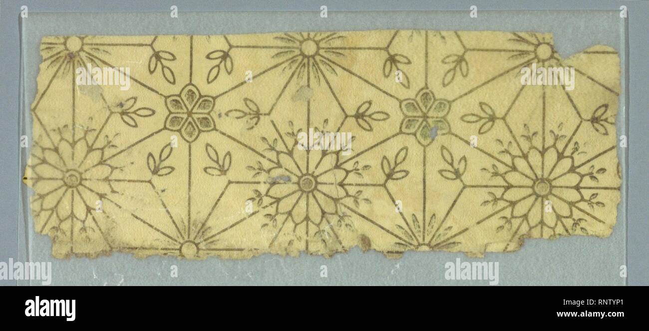 Ceiling Paper And Sidewall (possibly USA), 1860–90 Stock Photo