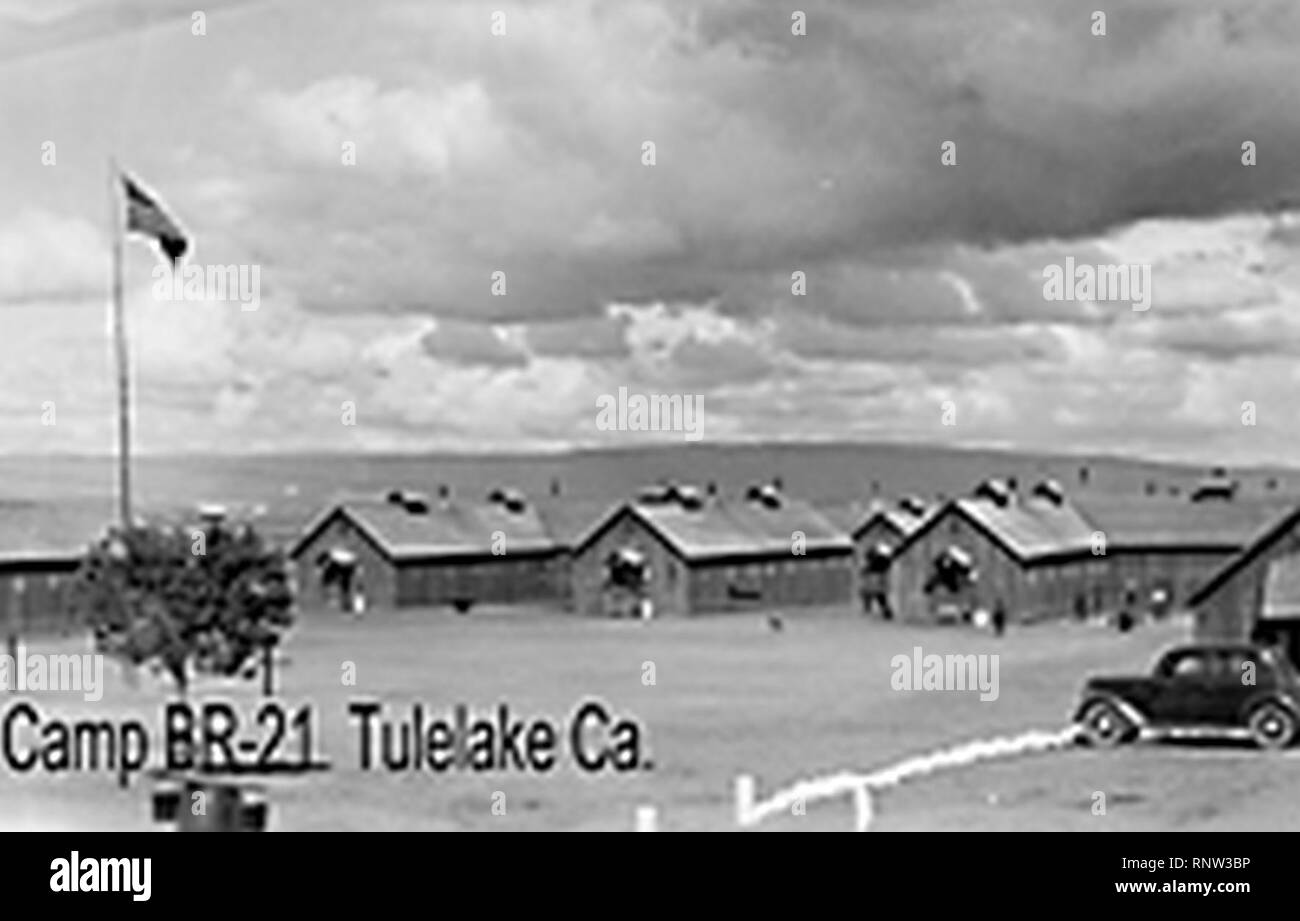 CCC Camp Tule Lake Stock Photo Alamy