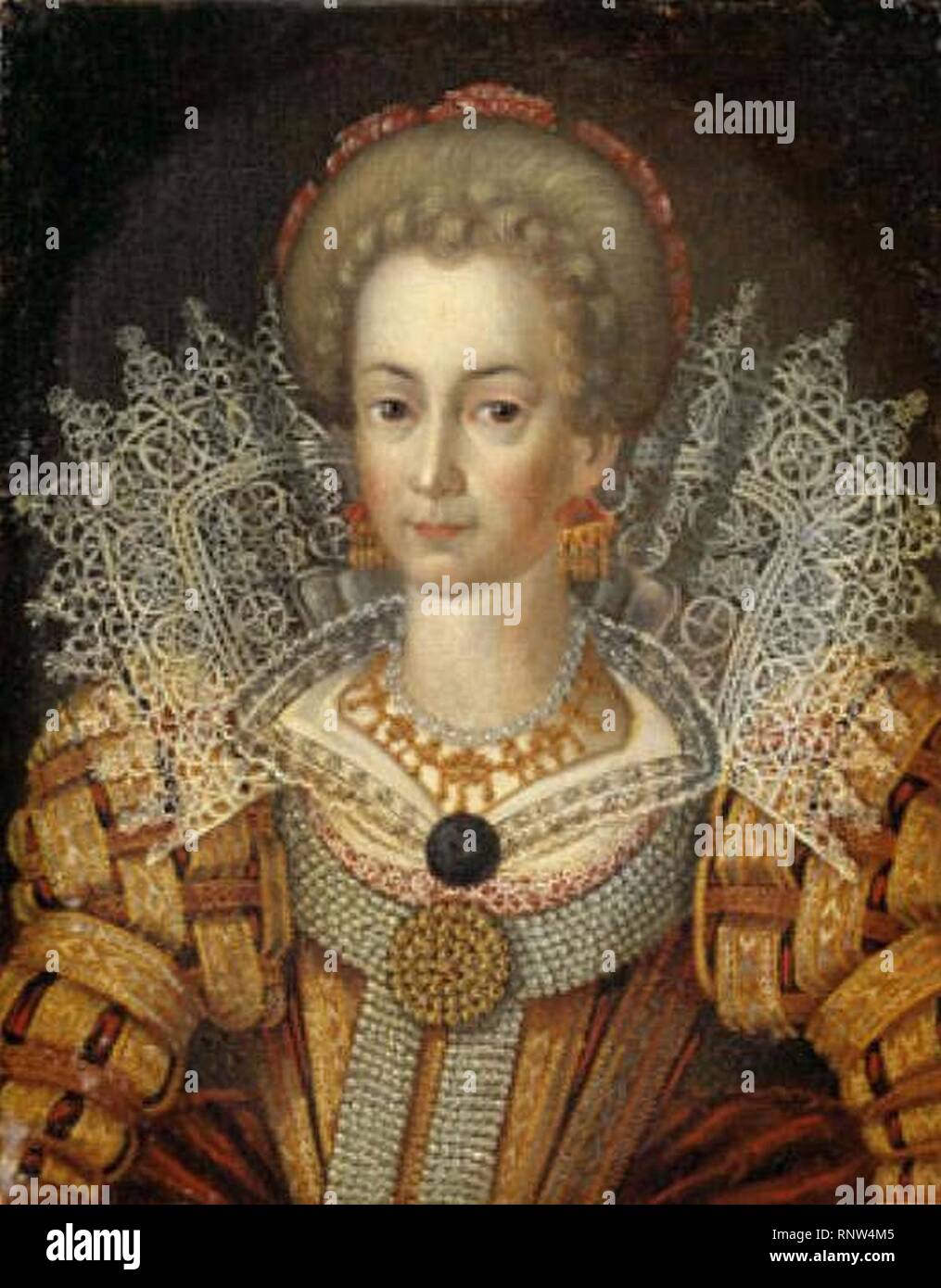 Cecilia of BadenRodemachern c 1610 Stock Photo Alamy