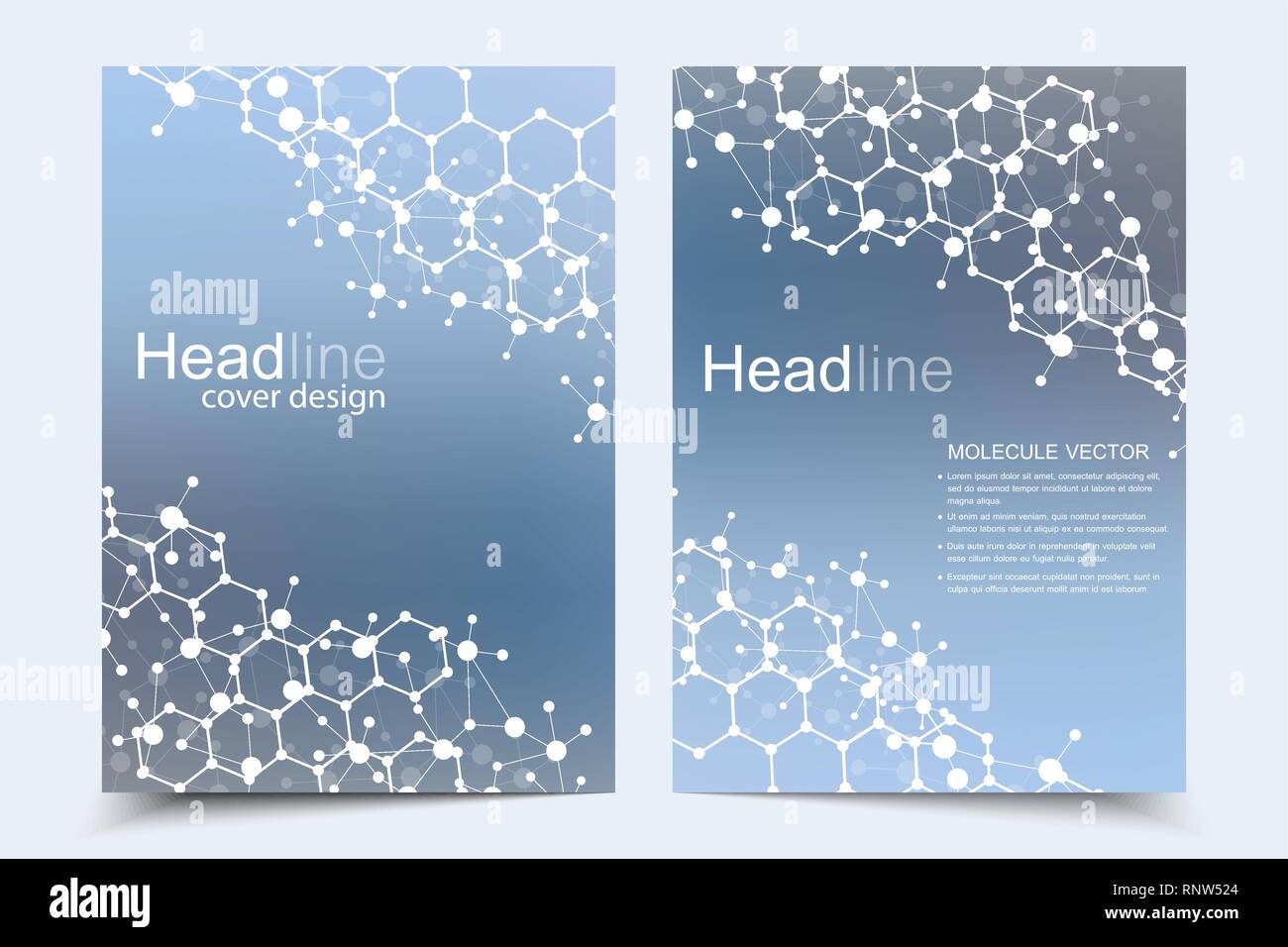 leaflet layout design stock