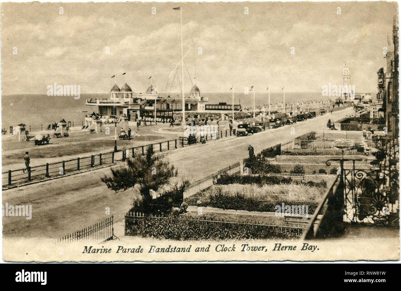 Central Bandstand Herne Bay 022. Stock Photo