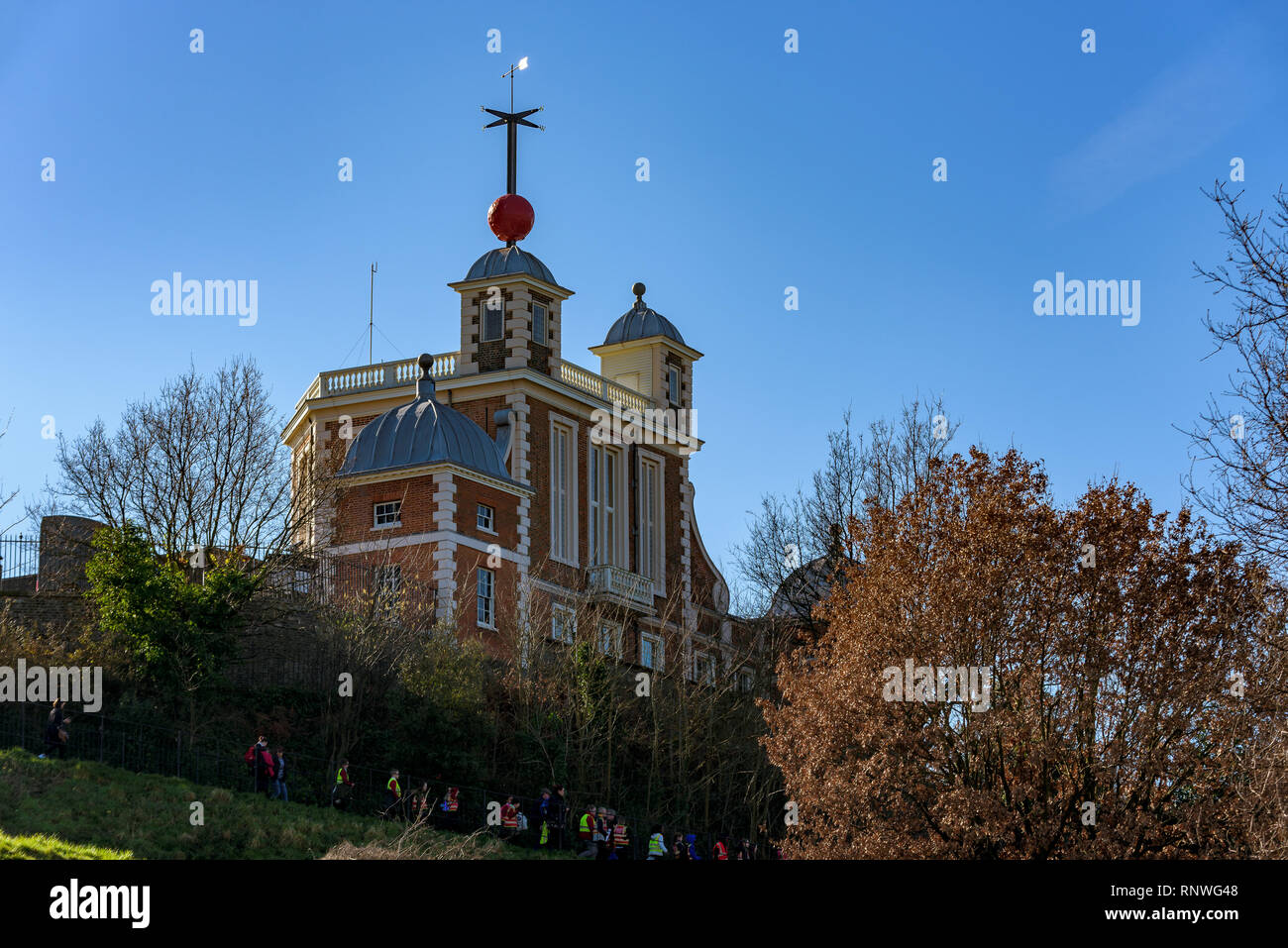Flamsteed House, Greenwich Park, London. Stock Photo