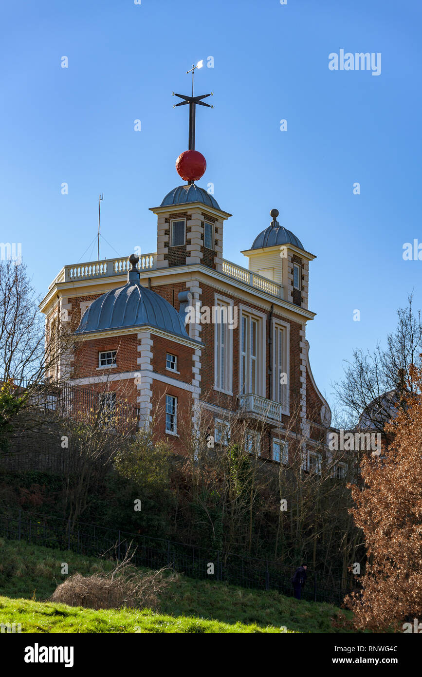 Flamsteed House, Greenwich Park, London. Stock Photo