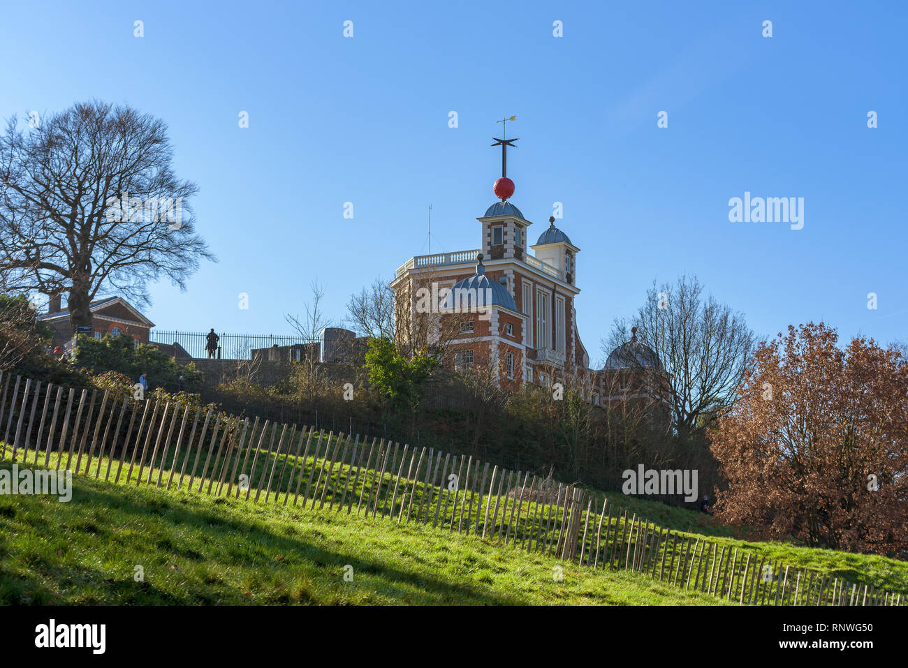 Flamsteed House, Greenwich Park, London. Stock Photo