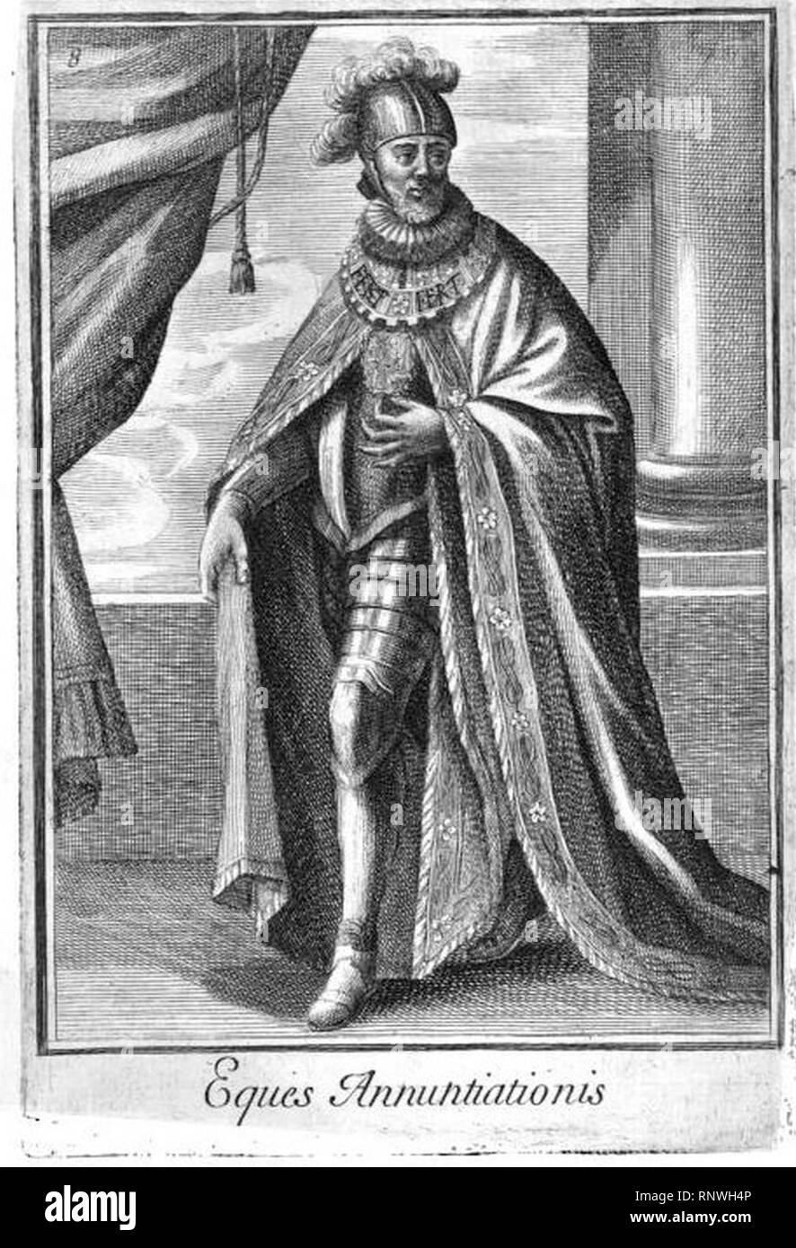 Ceremonial Robes of Order of the Holy Annunciation Stock Photo Alamy