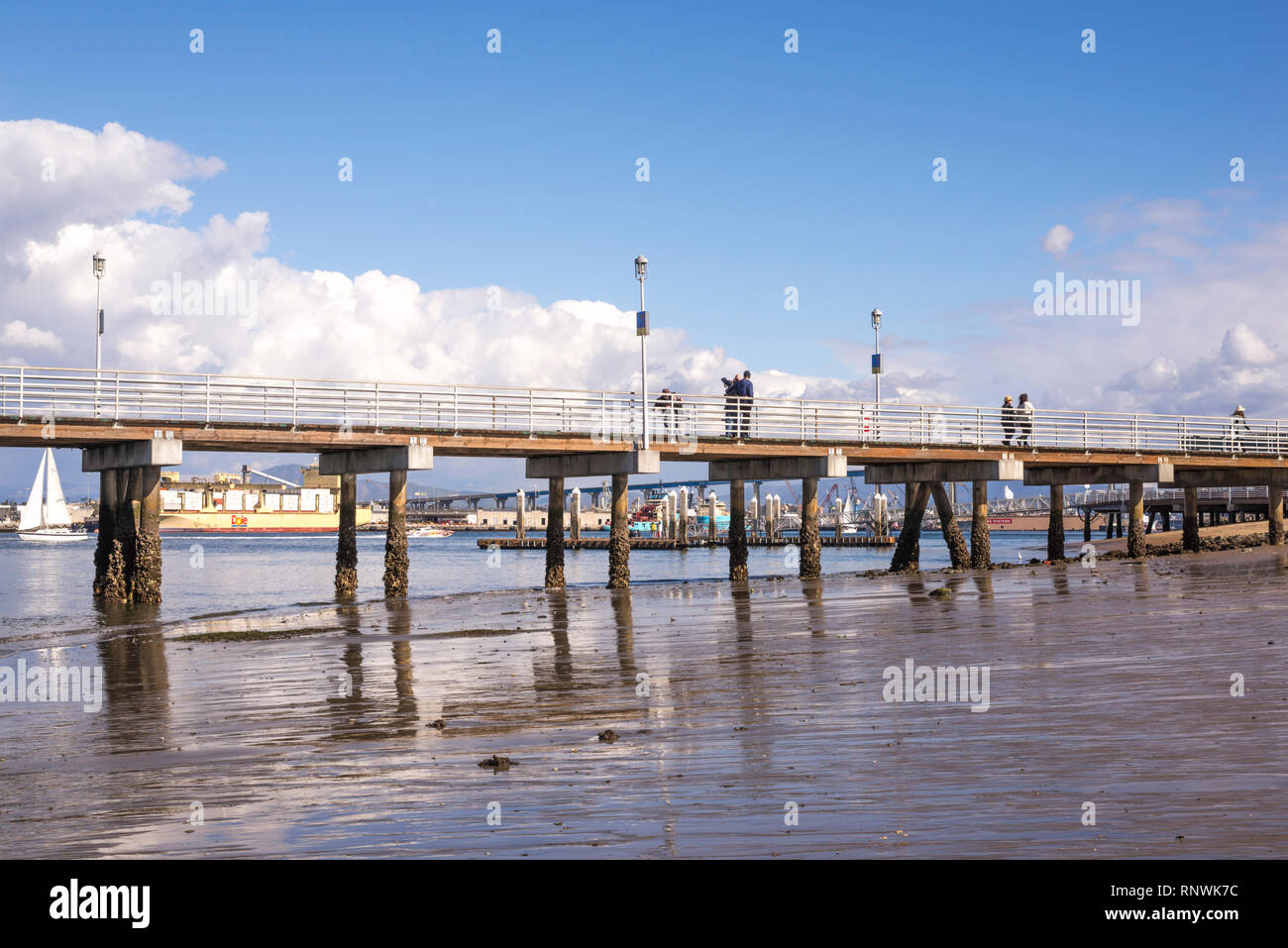 Coronado Ferry Landing Pier. Coronado, California, USA. Stock Photo