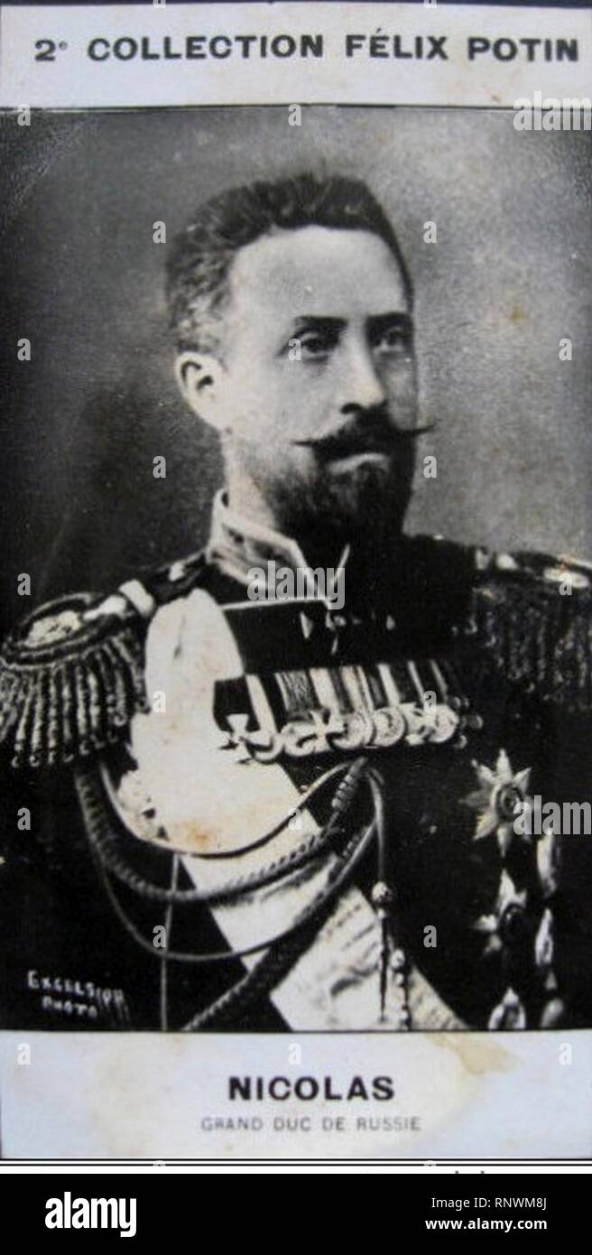 CFP-2 Nicolas, grand duc de Russie (2). Stock Photo