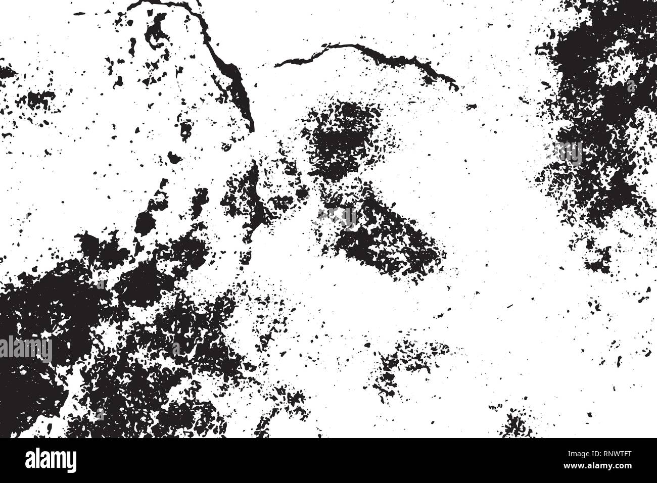 Black and white grunge urban texture vector with copy space. Abstract ...
