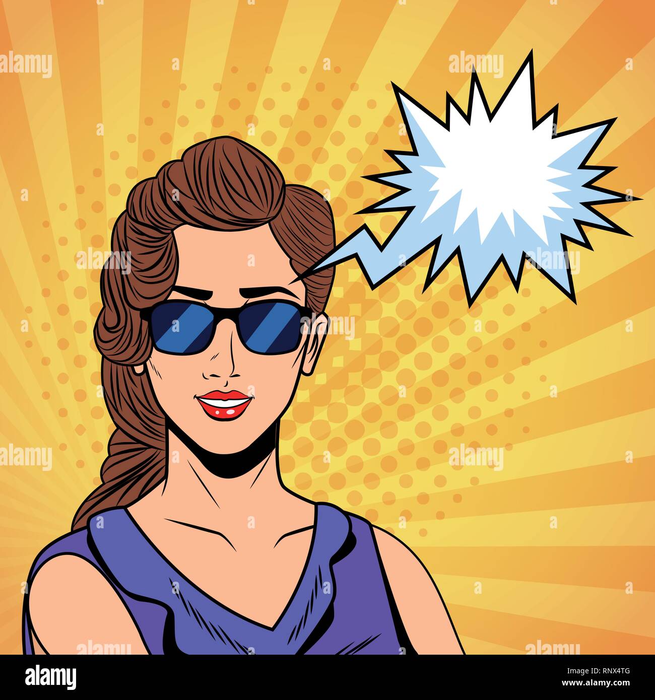 Pop art woman Stock Vector Image & Art Alamy