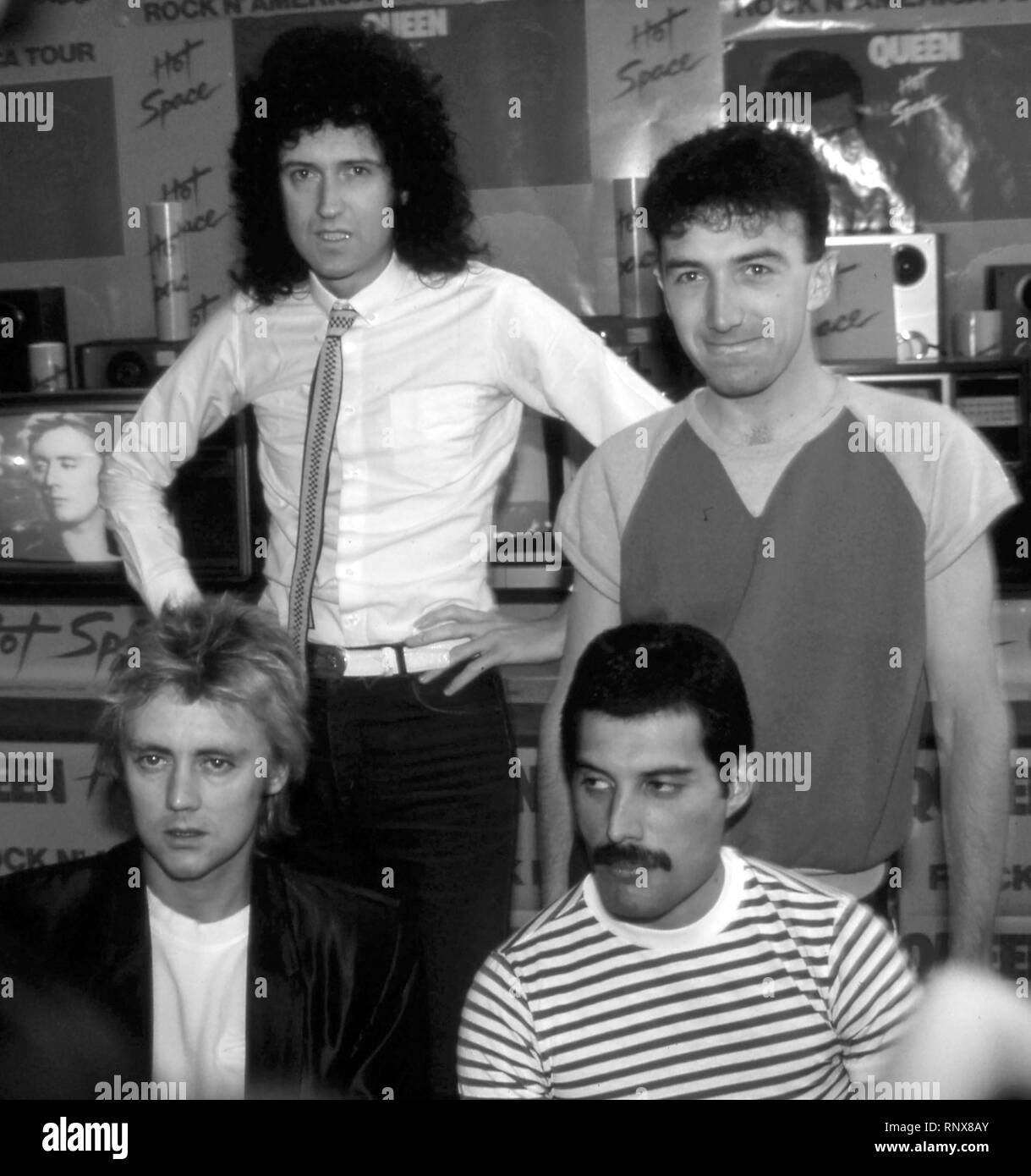Roger Taylor Brian May John Deacon And Freddie Mercury Of Queen Roger Taylor Brian May John Deacon And Freddie Mercury Of Queen