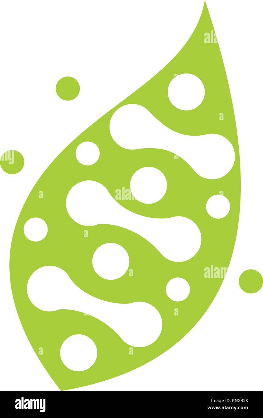 Leaf Logo Design Vector Template Isolated Stock Vector Image & Art - Alamy