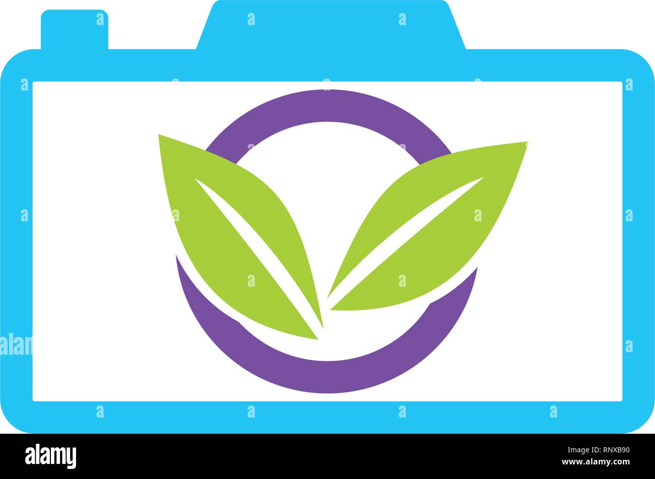 Leaf Logo Design Vector Template Isolated Stock Vector