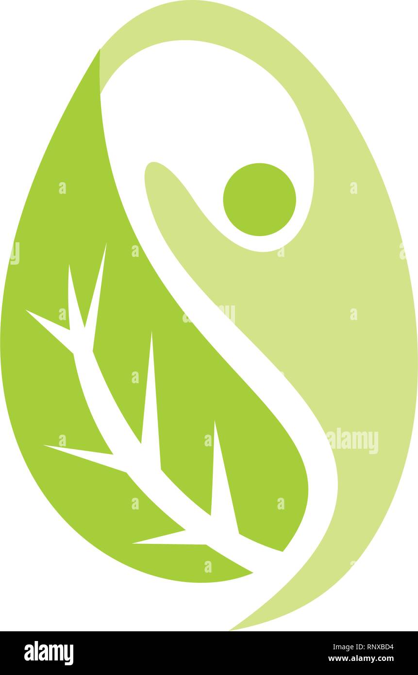 Leaf Logo Design Vector Template Isolated Stock Vector Image & Art - Alamy