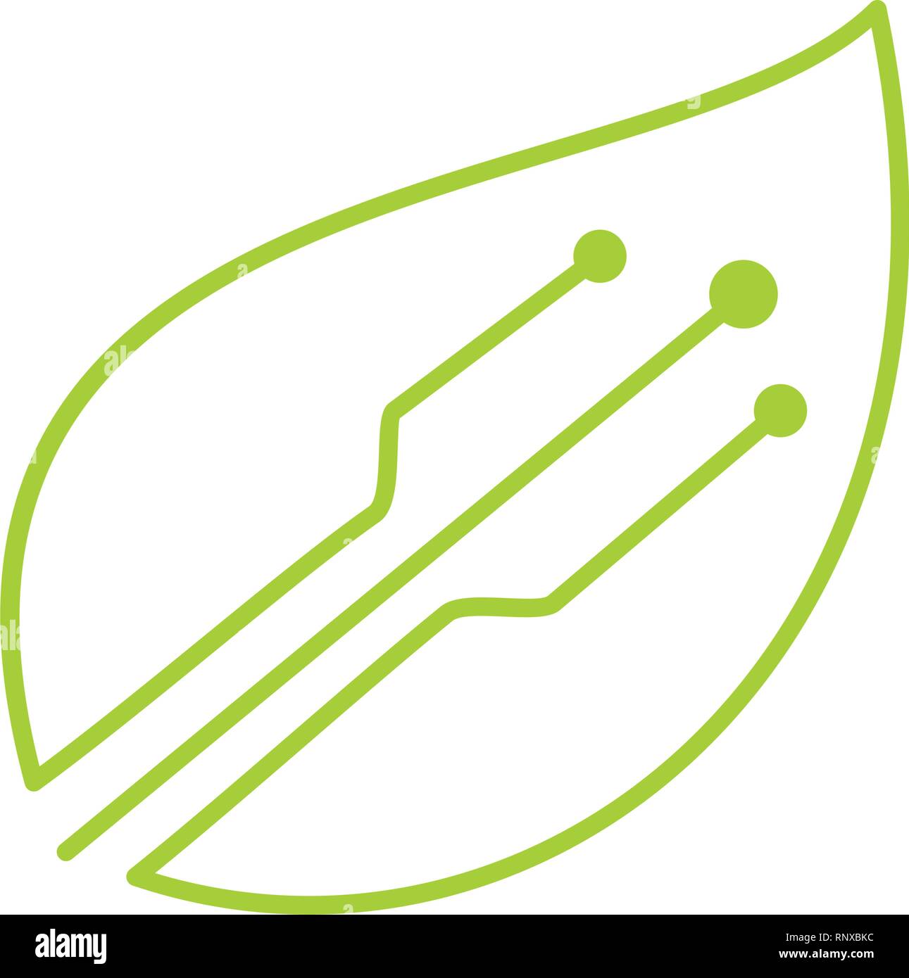 Leaf Logo Design Vector Template Isolated Stock Vector Image & Art - Alamy
