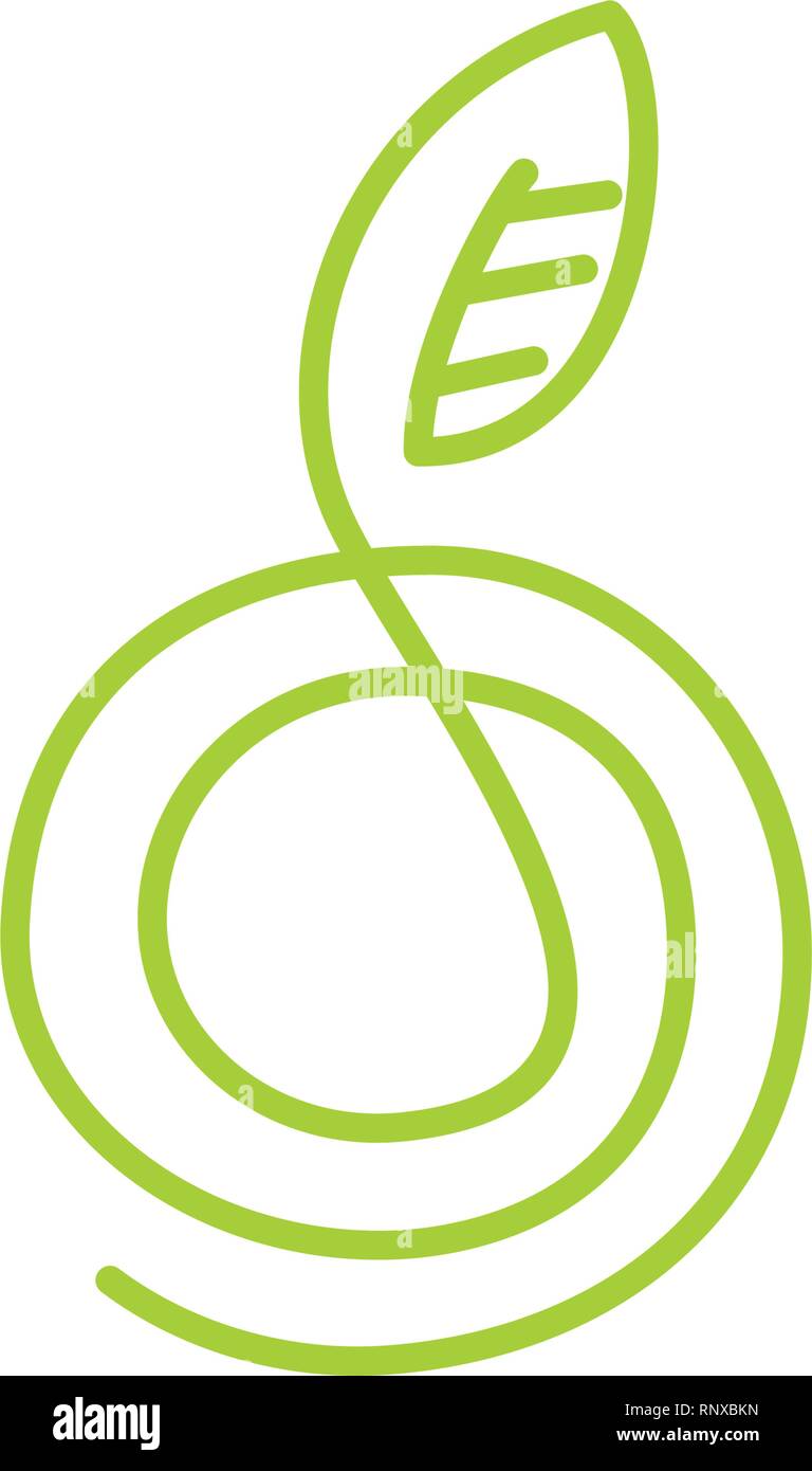 Leaf Logo Design Vector Template Isolated Stock Vector Image & Art - Alamy