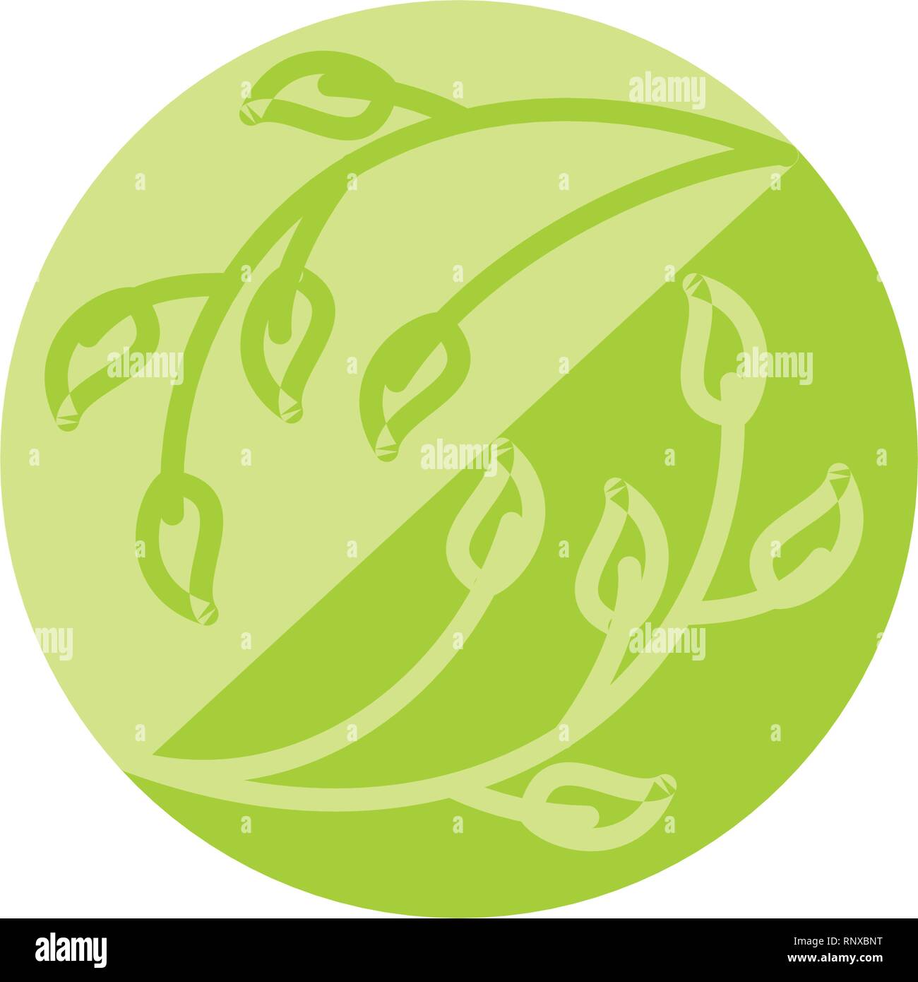 Leaf Logo Design Vector Template Isolated Stock Vector Image & Art - Alamy