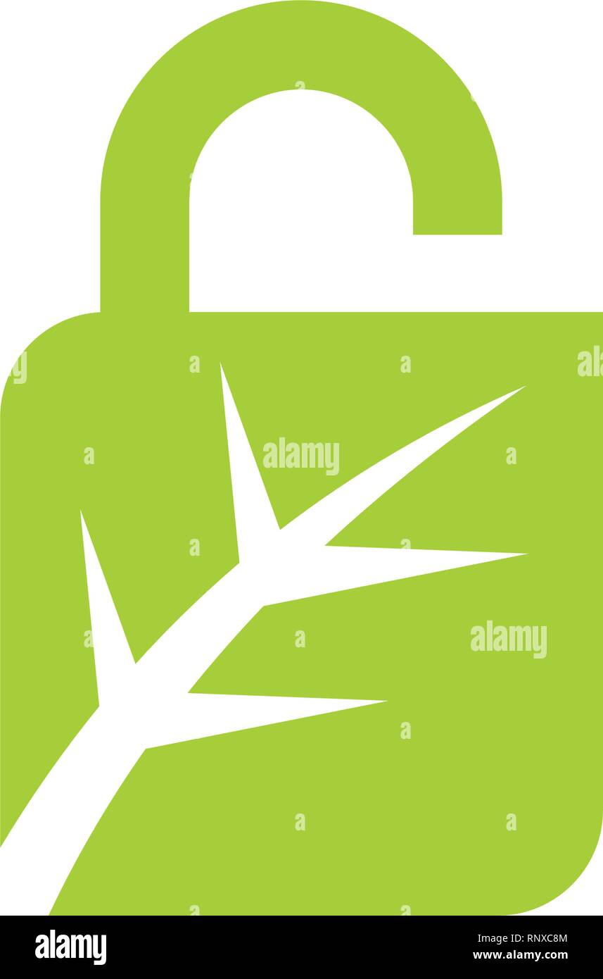Leaf Logo Design Vector Template Isolated Stock Vector