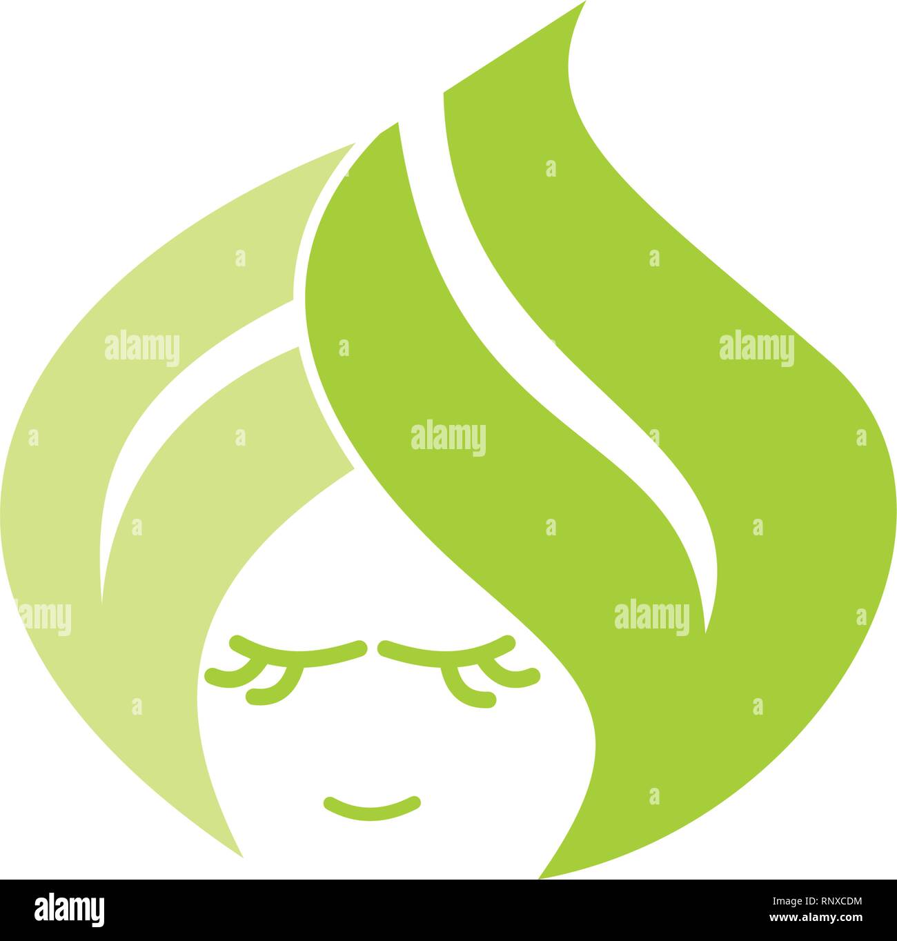 Leaf Logo Design Vector Template Isolated Stock Vector Image & Art - Alamy