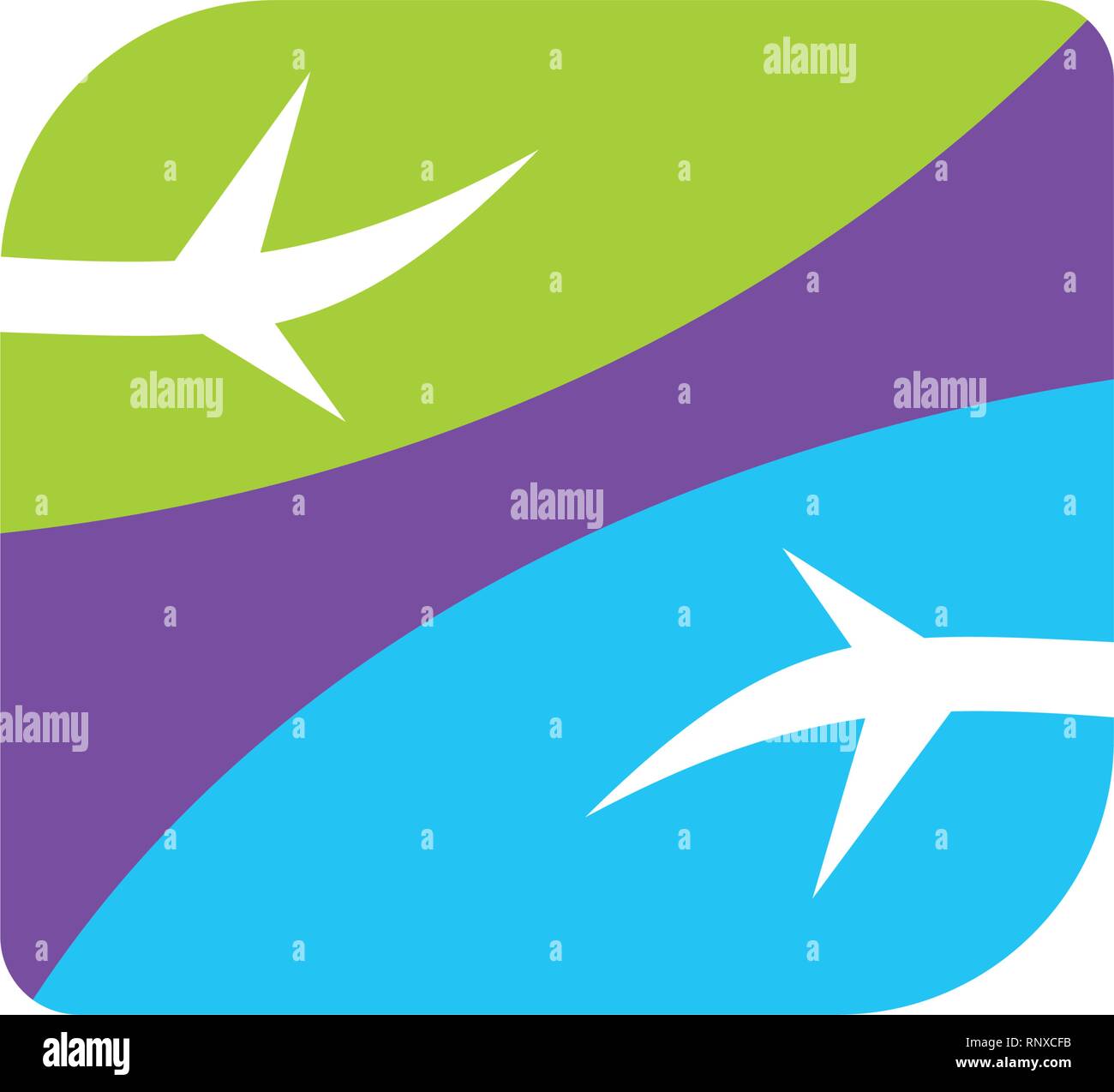 Leaf Logo Design Vector Template Isolated Stock Vector Image & Art - Alamy