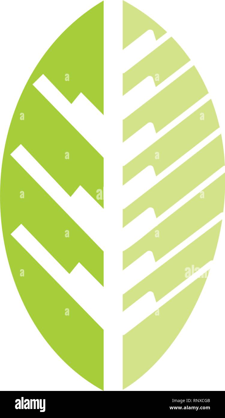 Leaf Logo Design Vector Template Isolated Stock Vector Image & Art - Alamy