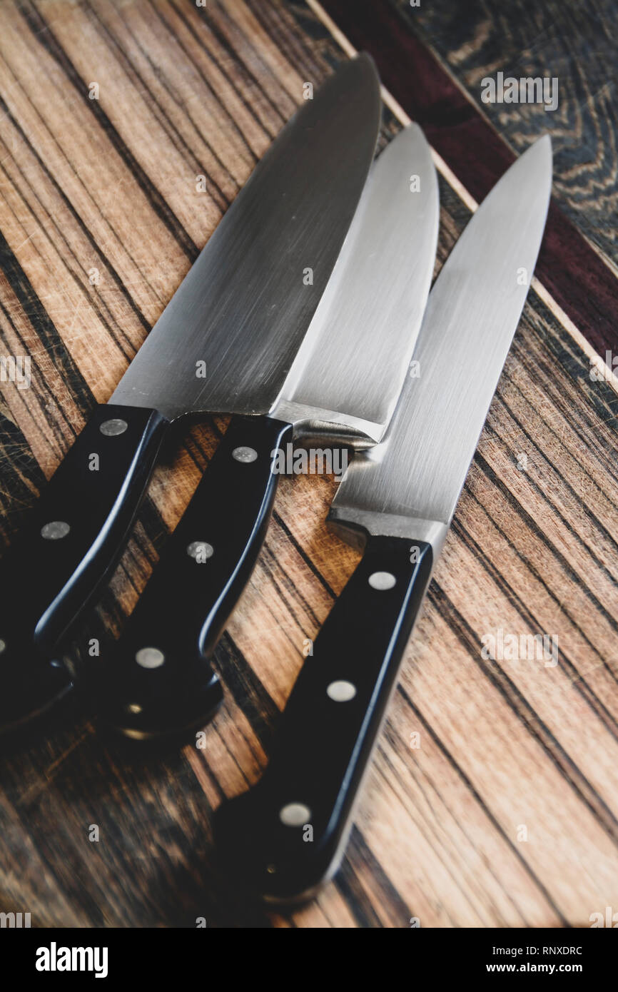Knives and cutlery Stock Photo