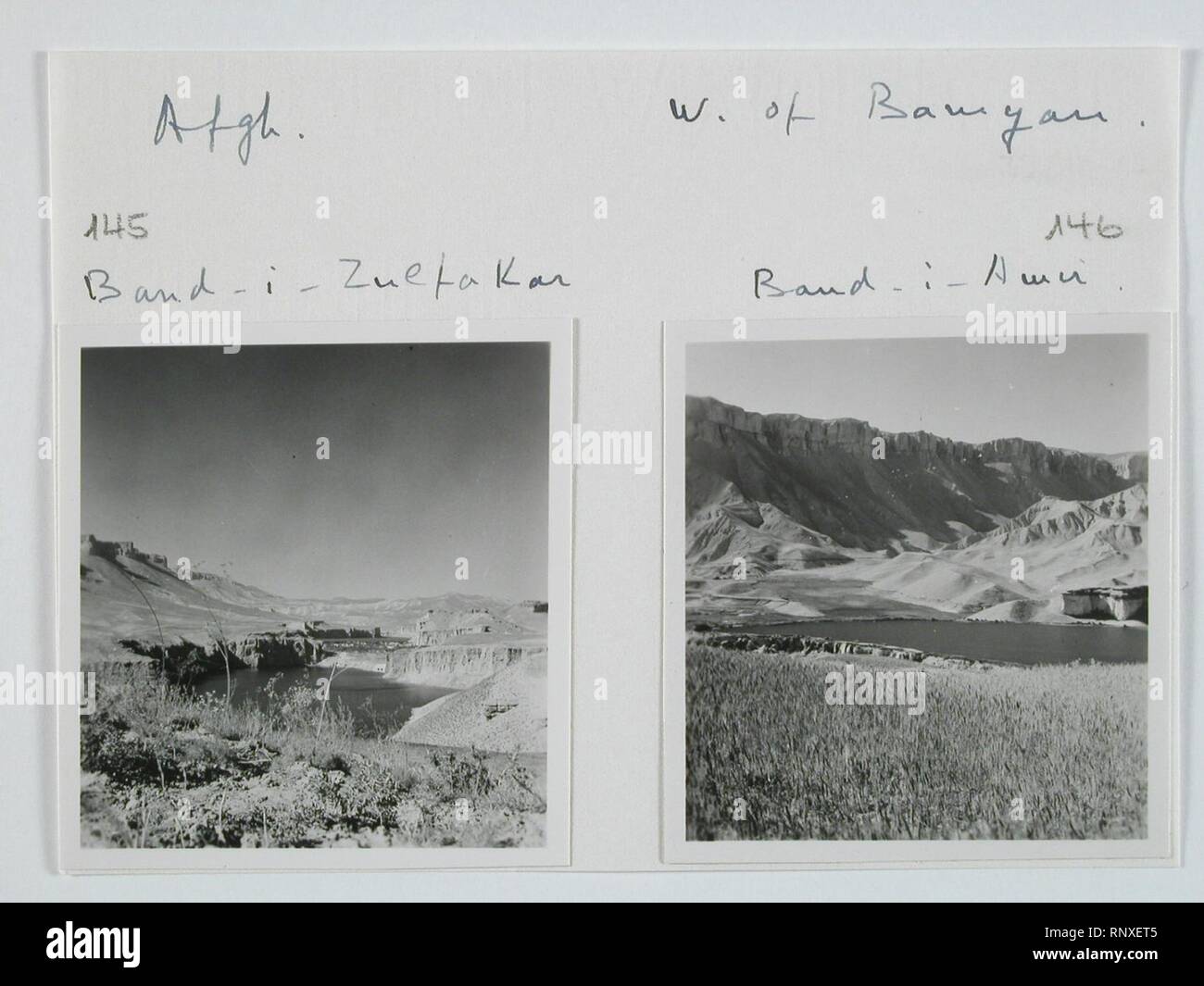 CH-NB - Afghanistan, Band-i-Emir, Band-i-Amir (Band-e-Amir)- Landschaft - Annemarie Schwarzenbach - SLA-Schwarzenbach-A-5-20-187. Stock Photo