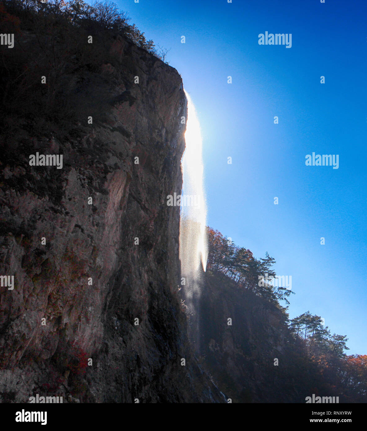 Autumn of Gancheonsan Mountain, Sunchang, Jeollanamdo, South Korea Asia Stock Photo