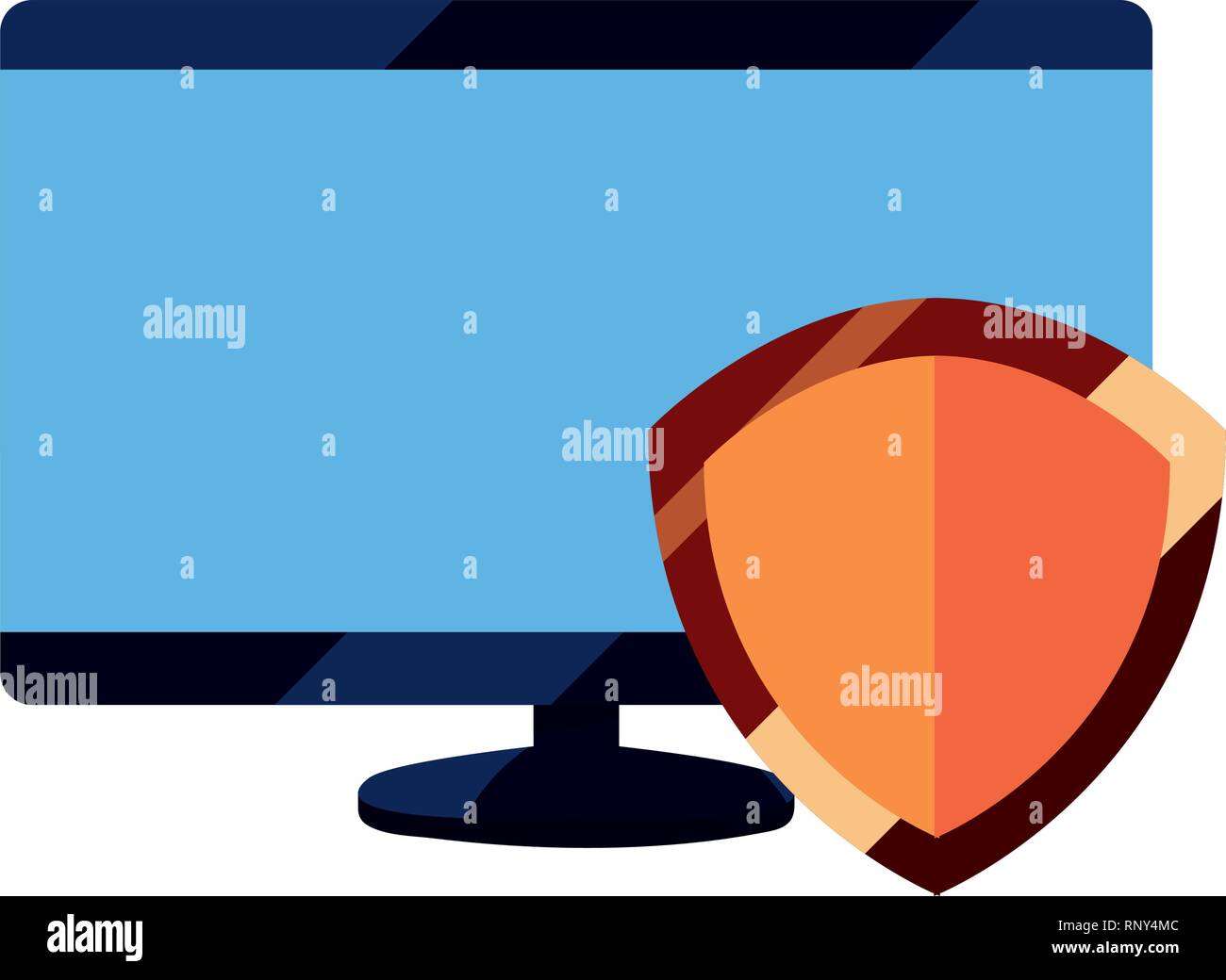 computer shield protection copyright of intellectual vector ...