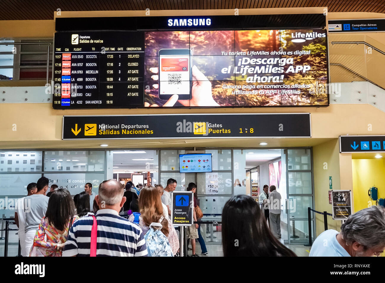 Cartagena Colombia,Aeropuerto Internacional Rafael Nunez Airport,inside