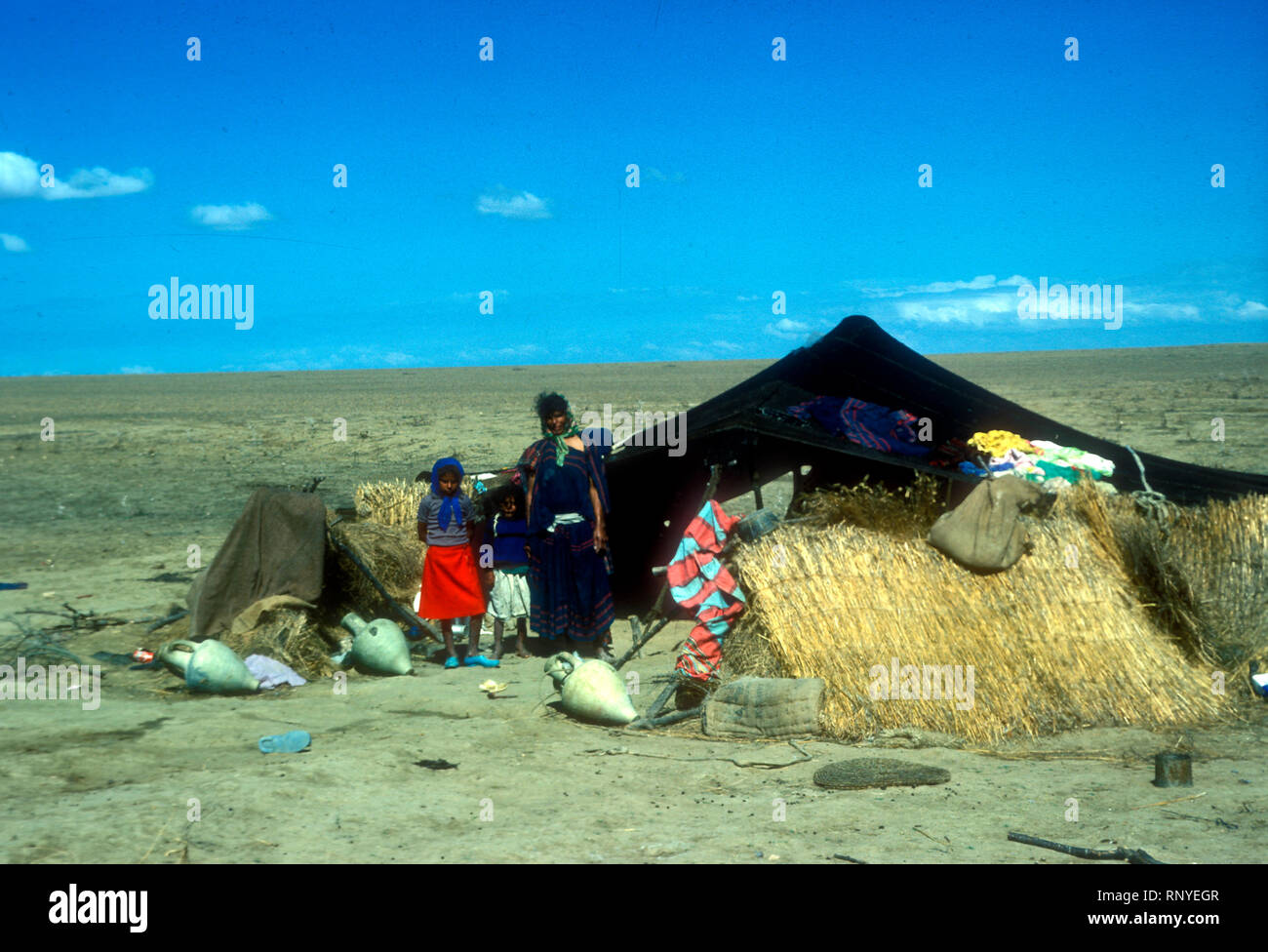 Desert bedouin mother children hi-res stock photography and images - Alamy