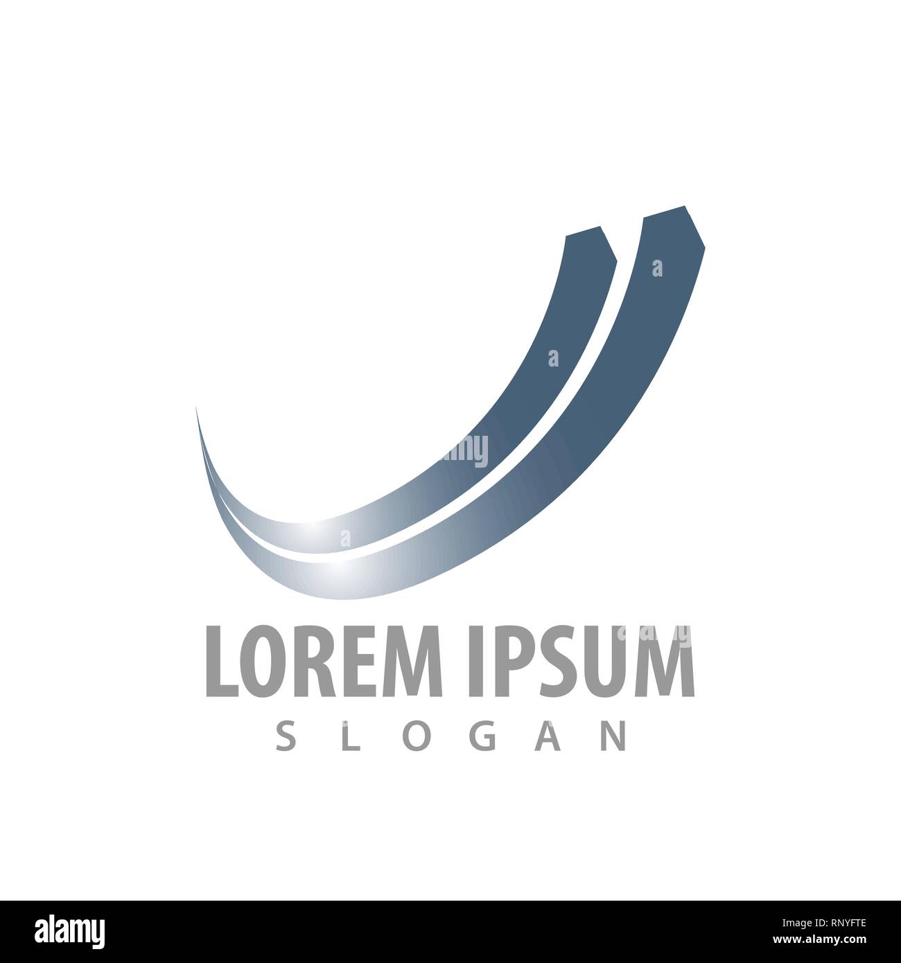 Arrow up logo concept design. Symbol graphic template element Stock Vector