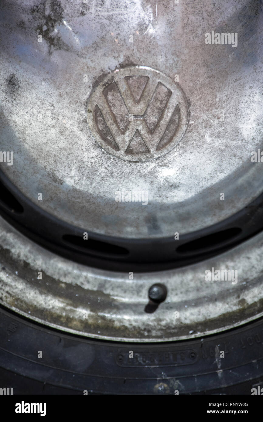 Antique Volkswagen Beatle Stock Photo