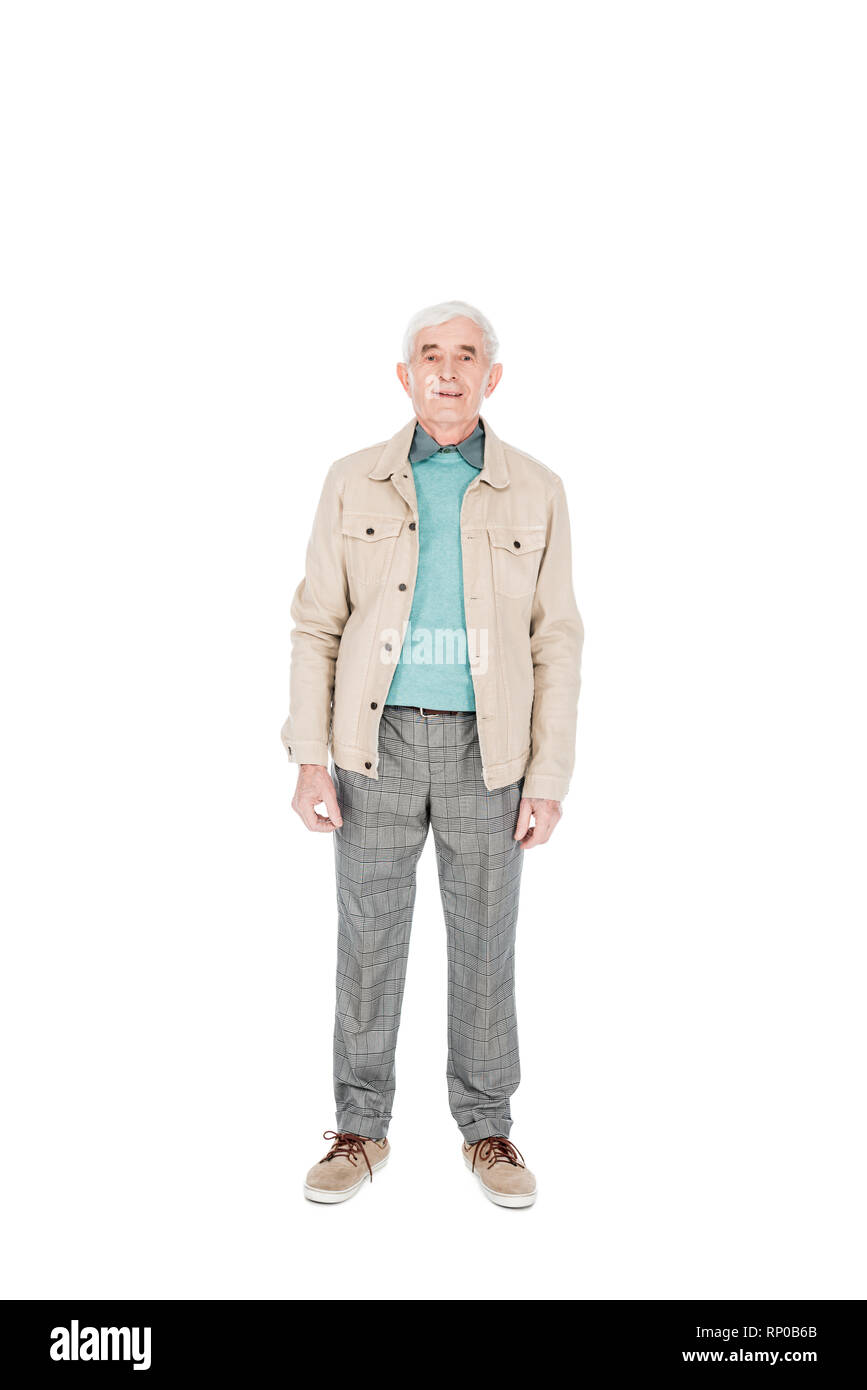 Old people smiling senior Cut Out Stock Images & Pictures - Alamy