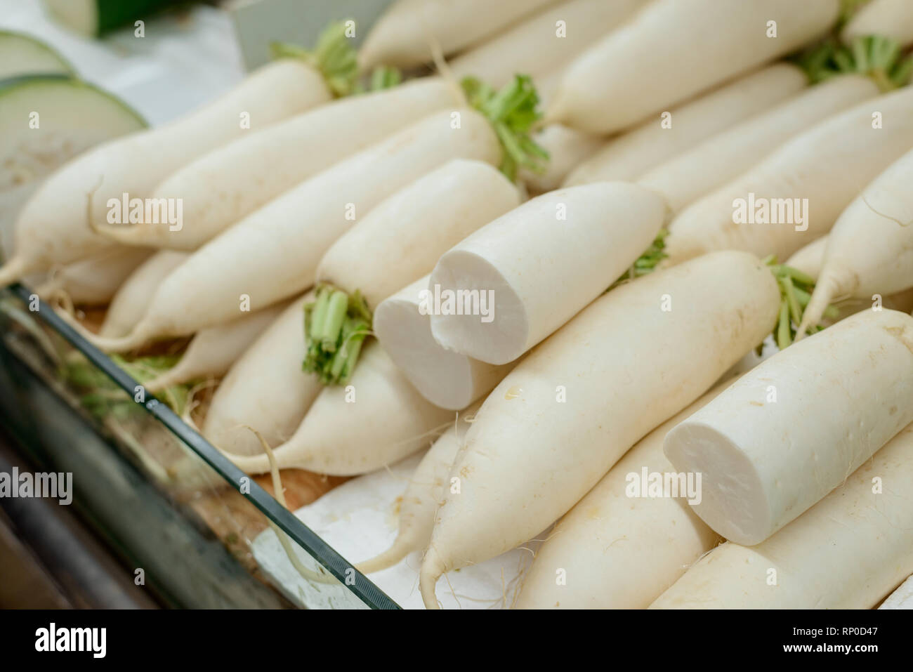 Chinese turnips or Daikon radish Stock Photo Alamy