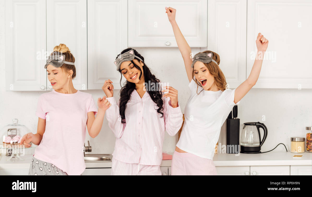 Beautiful Girls Dancing At Home