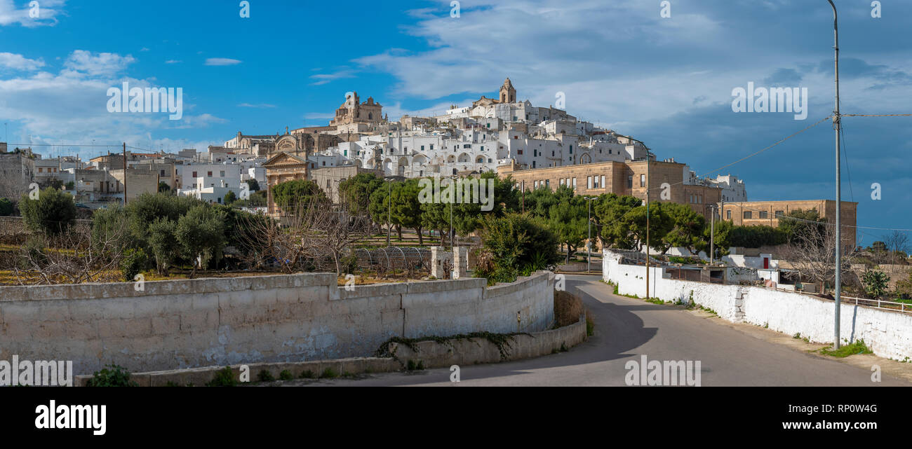 Apulia Rome The picturesque old town and Roman Catholic cathedral and church ...