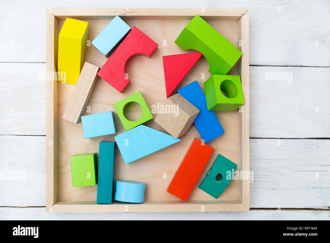 Wooden kids toys hi-res stock photography and images - Alamy