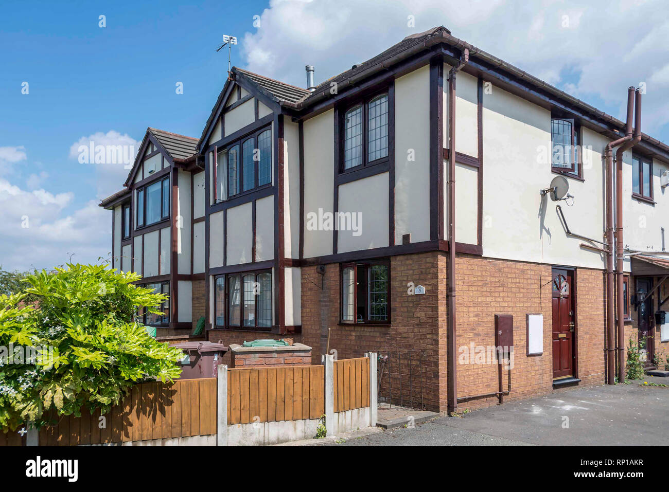 Modern Quad house with four units in one building Stock Photo Alamy