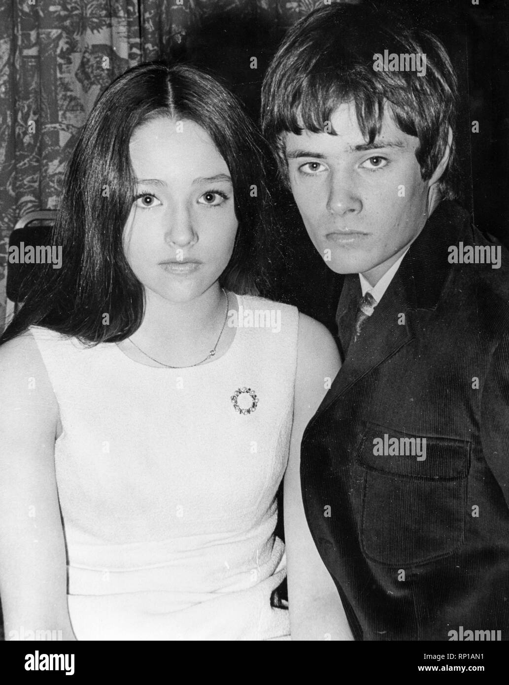 leonard whiting, olivia hussey, 1967 Stock Photo