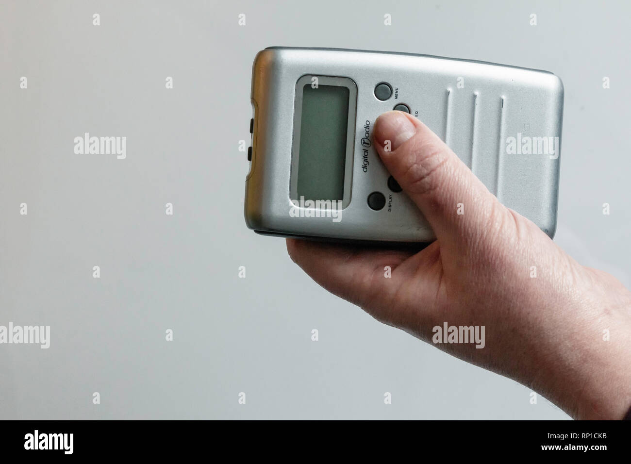 Portable Digital Radio player from the early 2000s Stock Photo - Alamy