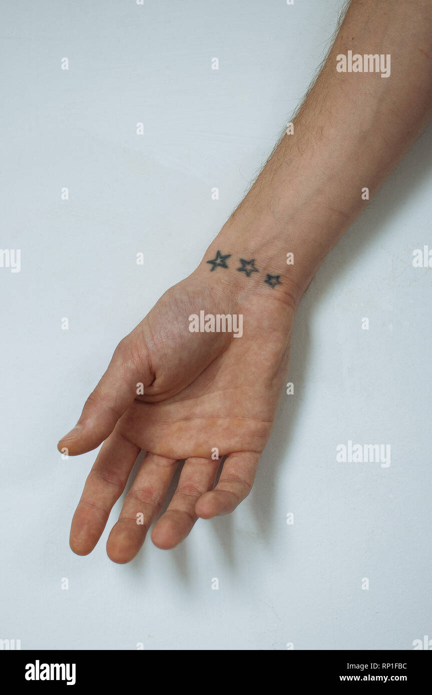 Art project about tattoos and scars Stock Photo - Alamy