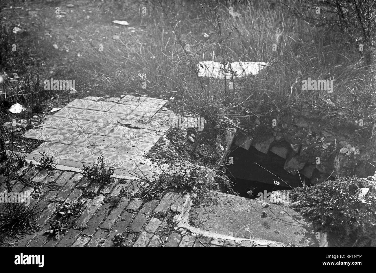 Ruinen Vitry-le-François ca 1920 - Ruins of Vitry-le-François 1920s Stock Photo