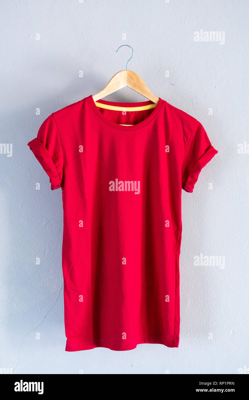 Download Red T Shirt Hanger High Resolution Stock Photography And Images Alamy